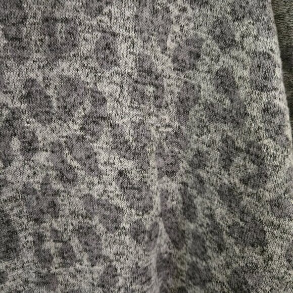 Rails Murray Sweatshirt Melange Grey Leopard Pullover Hooded Size M - Picture 6 of 10